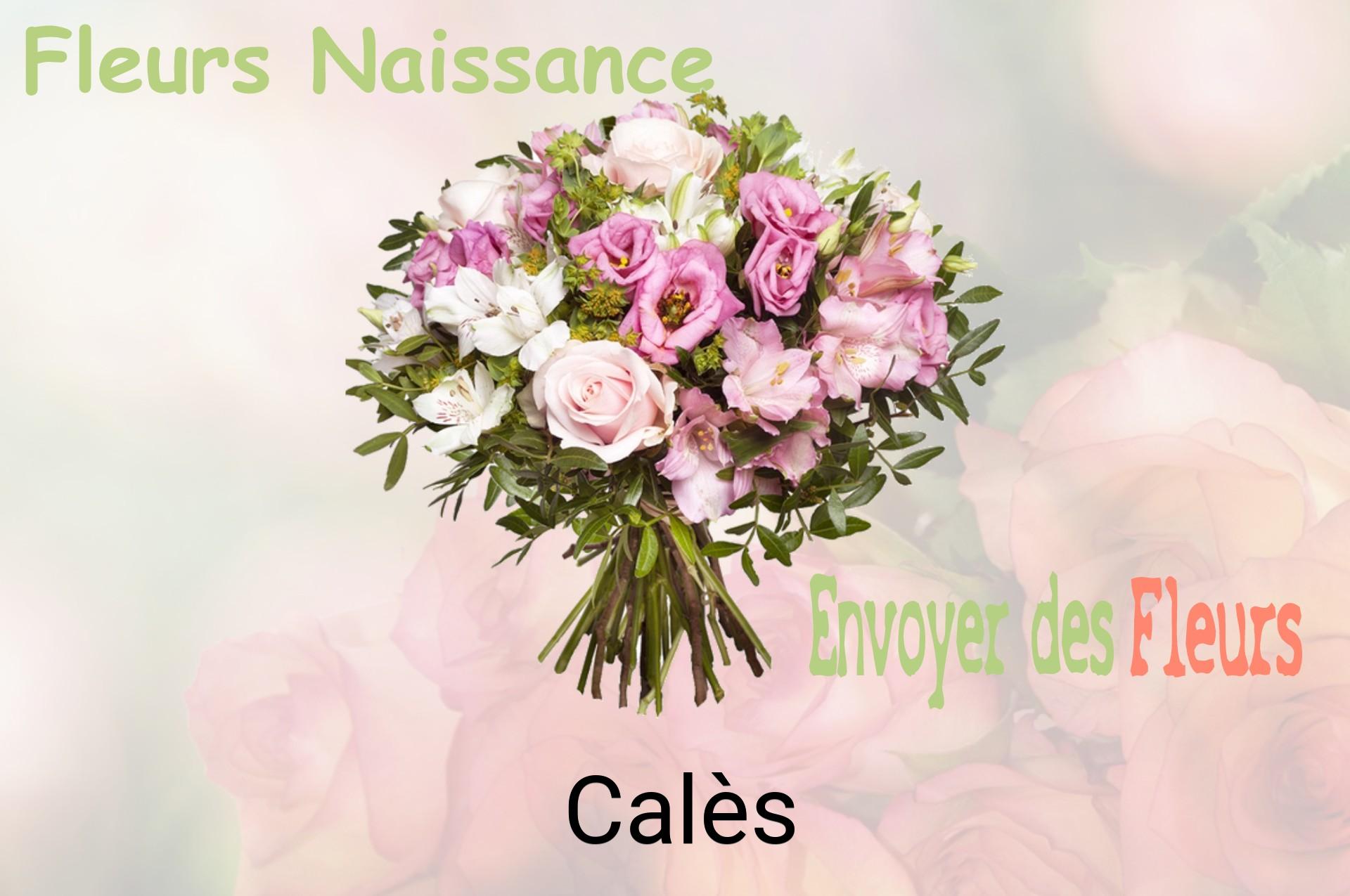 Bouquet de fleurs de naissance livré à Calès